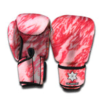 Wagyu Beef Meat Print Boxing Gloves