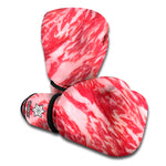 Wagyu Beef Meat Print Boxing Gloves