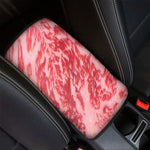 Wagyu Beef Meat Print Car Center Console Cover