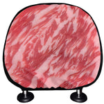 Wagyu Beef Meat Print Car Headrest Covers