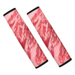 Wagyu Beef Meat Print Car Seat Belt Covers