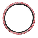 Wagyu Beef Meat Print Car Steering Wheel Cover