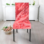Wagyu Beef Meat Print Dining Chair Slipcover