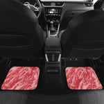 Wagyu Beef Meat Print Front and Back Car Floor Mats
