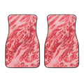 Wagyu Beef Meat Print Front Car Floor Mats