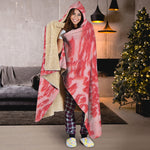 Wagyu Beef Meat Print Hooded Blanket