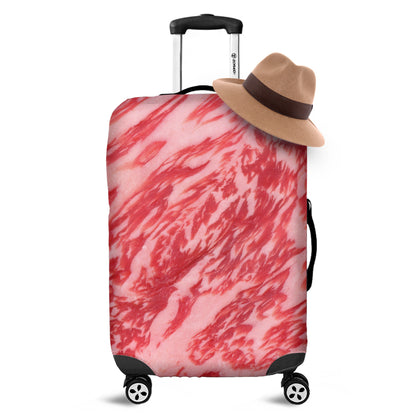 Wagyu Beef Meat Print Luggage Cover