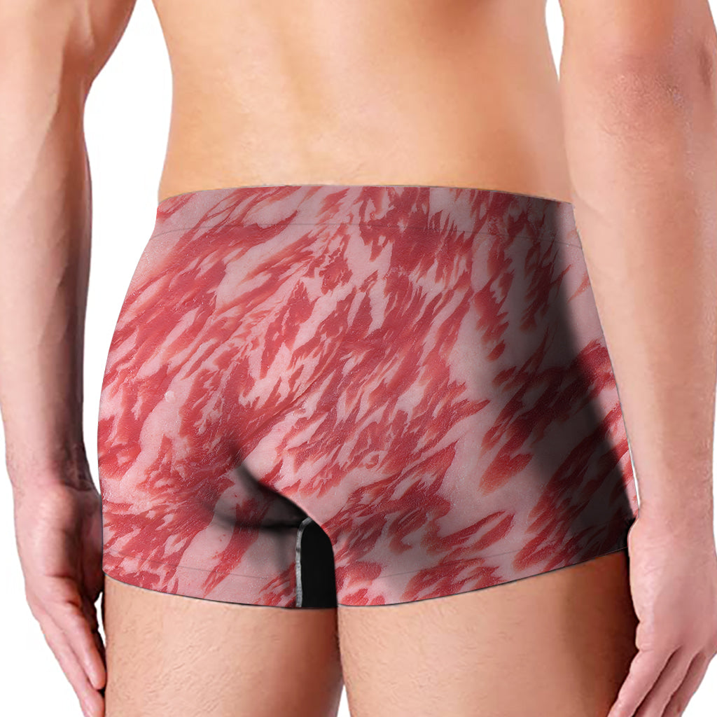 Wagyu Beef Meat Print Men's Boxer Briefs