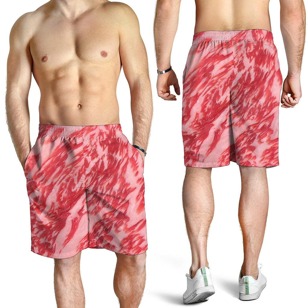 Wagyu Beef Meat Print Men's Shorts