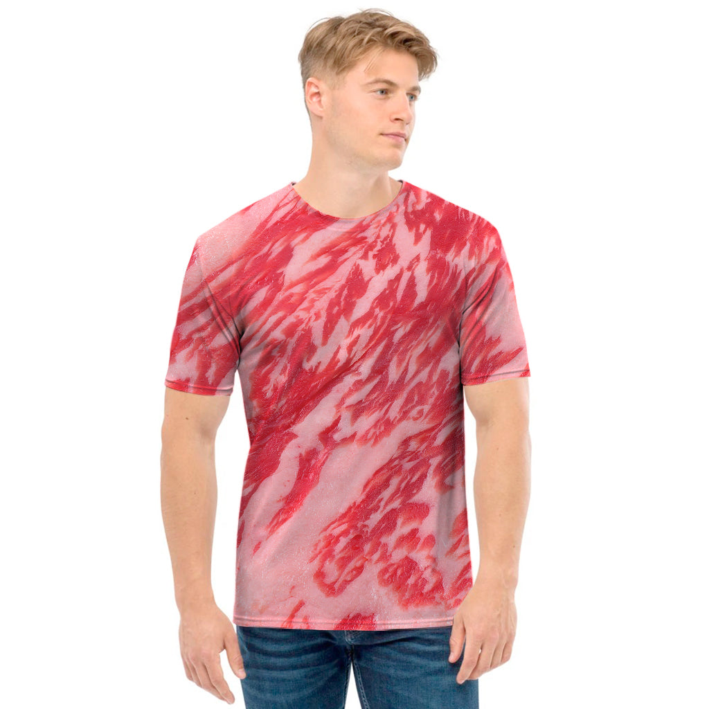 Wagyu Beef Meat Print Men's T-Shirt