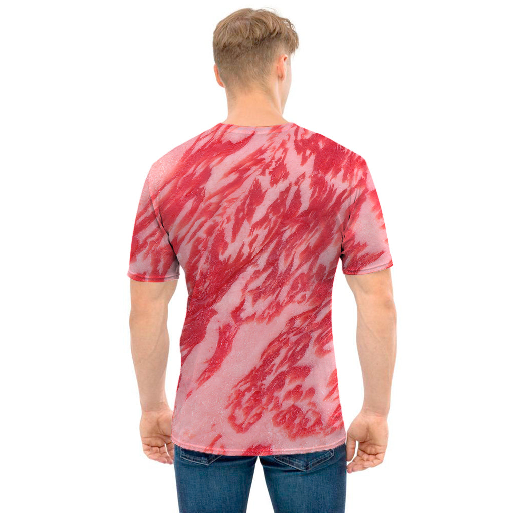 Wagyu Beef Meat Print Men's T-Shirt