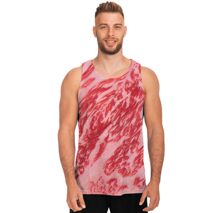 Wagyu Beef Meat Print Men's Tank Top
