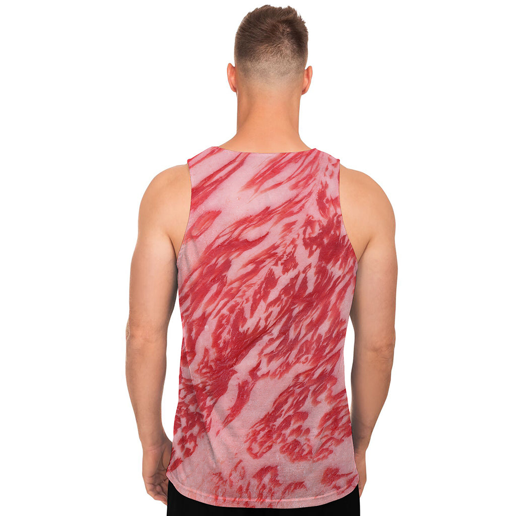 Wagyu Beef Meat Print Men's Tank Top