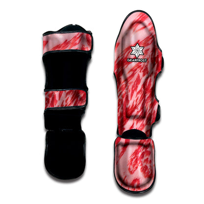 Wagyu Beef Meat Print Muay Thai Shin Guard