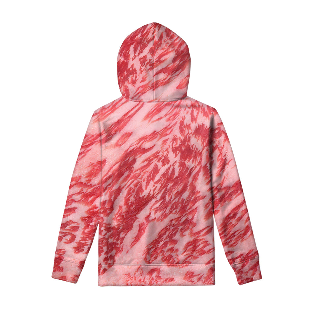 Wagyu Beef Meat Print Pullover Hoodie