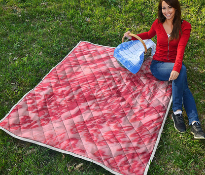 Wagyu Beef Meat Print Quilt
