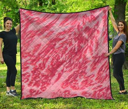 Wagyu Beef Meat Print Quilt