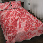 Wagyu Beef Meat Print Quilt Bed Set