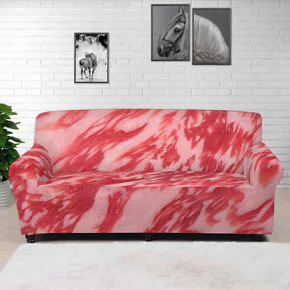 Wagyu Beef Meat Print Sofa Cover
