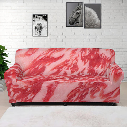 Wagyu Beef Meat Print Sofa Cover