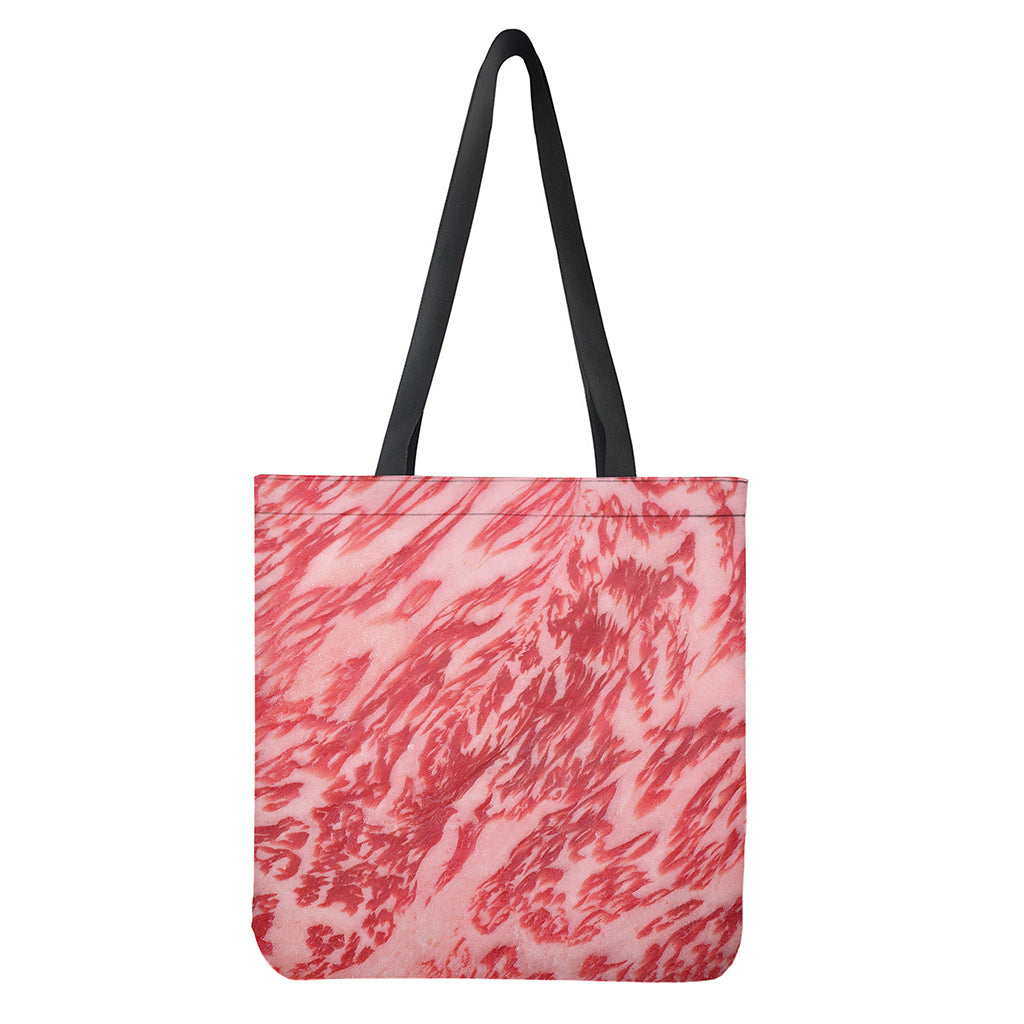 Wagyu Beef Meat Print Tote Bag