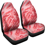 Wagyu Beef Meat Print Universal Fit Car Seat Covers
