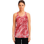 Wagyu Beef Meat Print Women's Racerback Tank Top