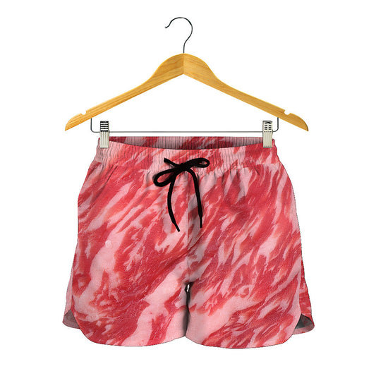 Wagyu Beef Meat Print Women's Shorts