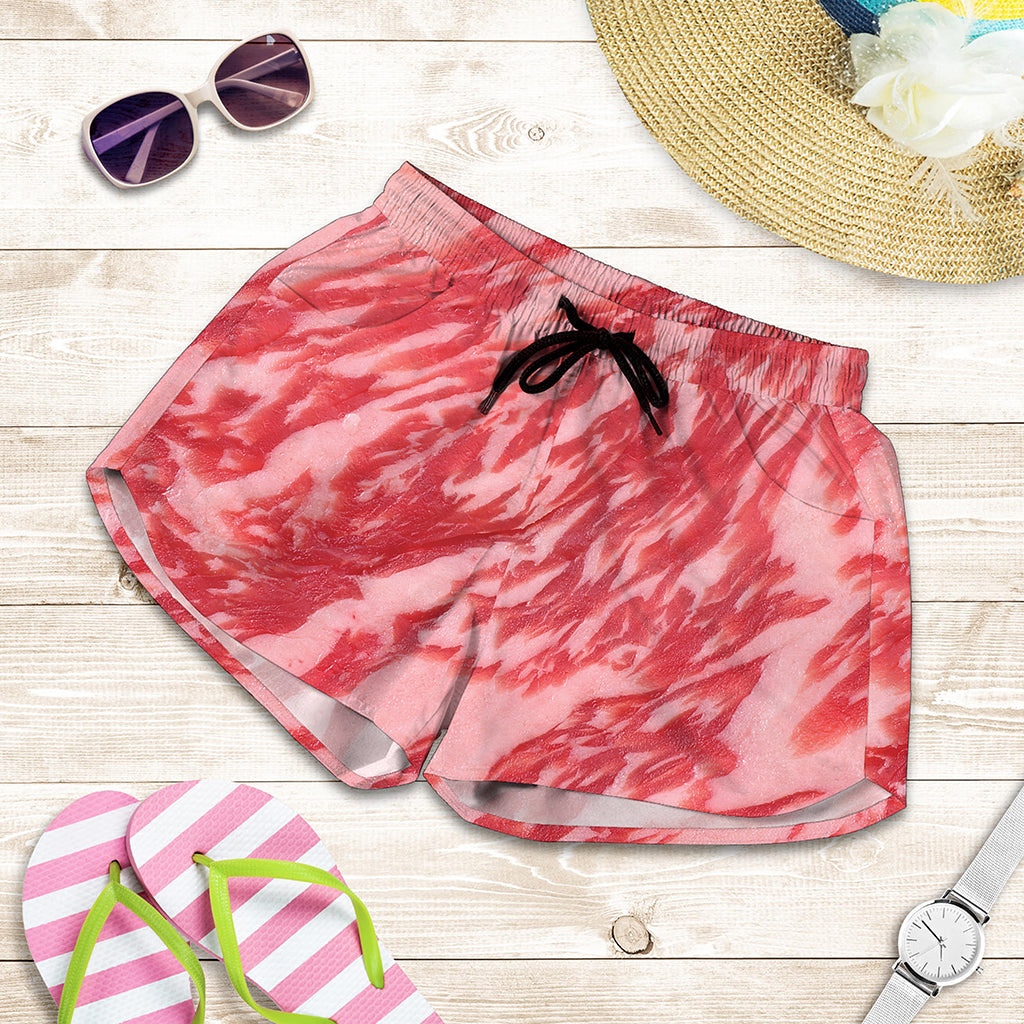 Wagyu Beef Meat Print Women's Shorts