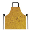 Water Drops On Beer Print Apron