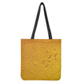 Water Drops On Beer Print Tote Bag