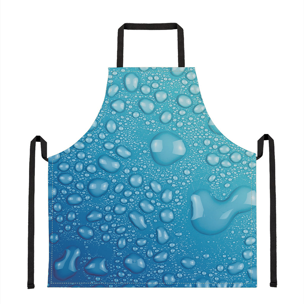 Water Drops Print Apron