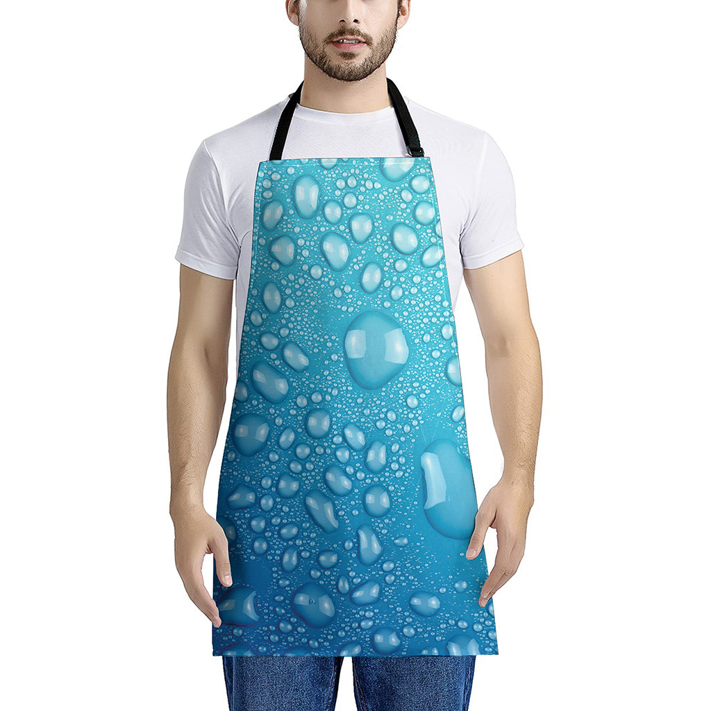 Water Drops Print Apron