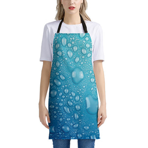 Water Drops Print Apron