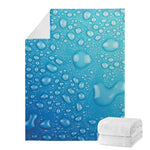 Water Drops Print Blanket