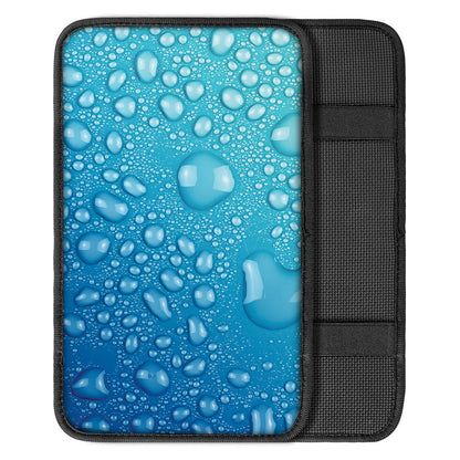 Water Drops Print Car Center Console Cover