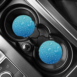 Water Drops Print Car Coasters