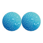 Water Drops Print Car Coasters
