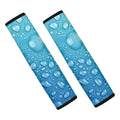 Water Drops Print Car Seat Belt Covers