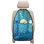 Water Drops Print Car Seat Organizers