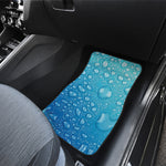 Water Drops Print Front Car Floor Mats