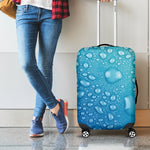 Water Drops Print Luggage Cover