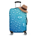 Water Drops Print Luggage Cover