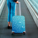 Water Drops Print Luggage Cover