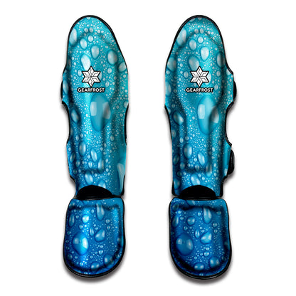 Water Drops Print Muay Thai Shin Guard