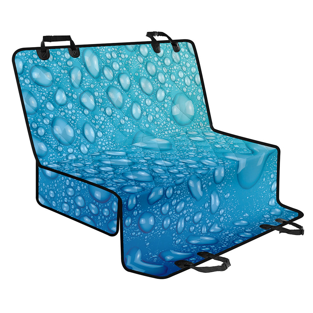 Water Drops Print Pet Car Back Seat Cover