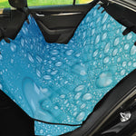 Water Drops Print Pet Car Back Seat Cover