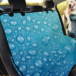 Water Drops Print Pet Car Back Seat Cover