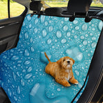 Water Drops Print Pet Car Back Seat Cover