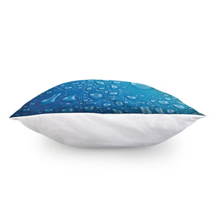 Water Drops Print Pillow Cover